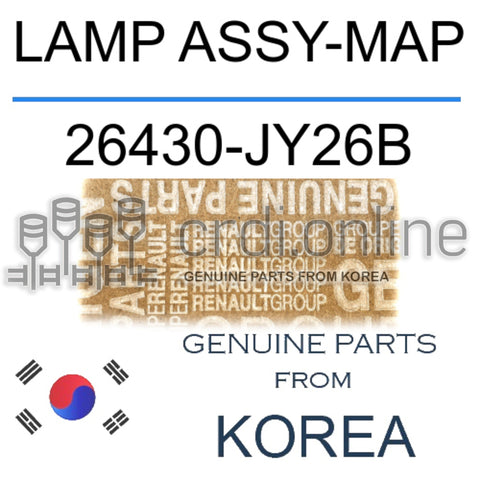 LAMP ASSY-MAP [ORIGINAL] 26430-JY26B 26430JY26B 26430 JY26B