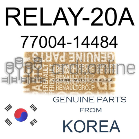 RELAY-20A [ORIGINAL] 77004-14484 7700414484 77004 14484