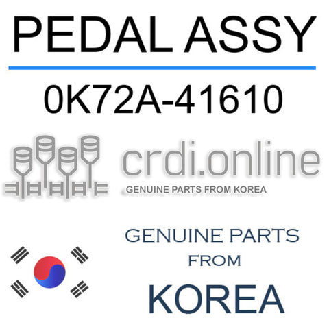 PEDAL ASSY [ORIGINAL] 0K72A-41610 0K72A41610 0K72A 41610