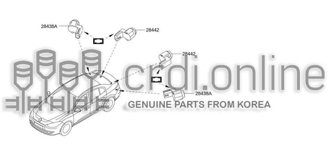 SENSOR UNIT-DISTANCE 28442-0965R 284420965R 28442 0965R