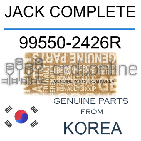 JACK COMPLETE [ORIGINAL] 99550-2426R 995502426R 99550 2426R