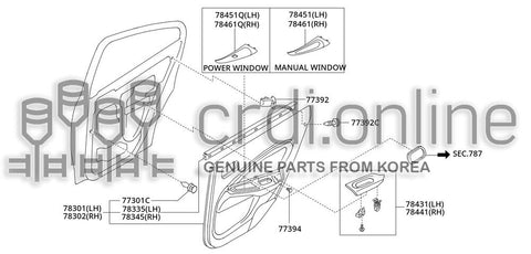 FINISHER ASSY-POWER WINDOW SWITCHREAR 78451-31000BE 7845131000BE 78451 31000BE