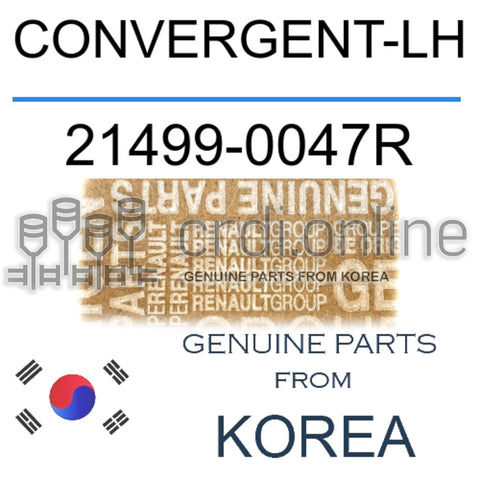 CONVERGENT-LH [ORIGINAL] 21499-0047R 214990047R 21499 0047R
