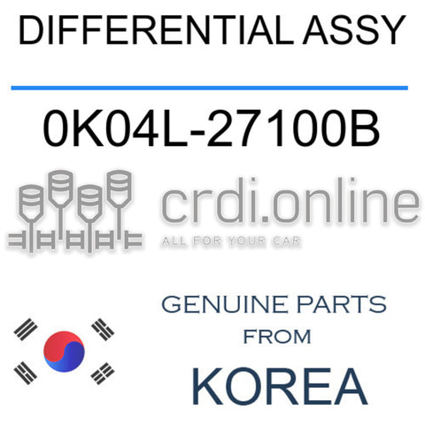 DIFFERENTIAL ASSY [ORIGINAL] 0K04L-27100B 0K04L27100B 0K04L 27100B