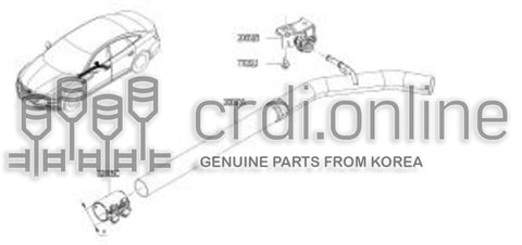 TUBE ASSY-EXHAUSTMIDDLE 20010-9407R 200109407R 20010 9407R