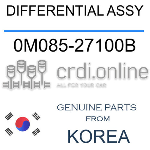 DIFFERENTIAL ASSY [ORIGINAL] 0M085-27100B 0M08527100B 0M085 27100B