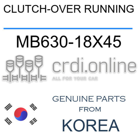 CLUTCH-OVER RUNNING [ORIGINAL] MB630-18X45 MB63018X45 MB630 18X45