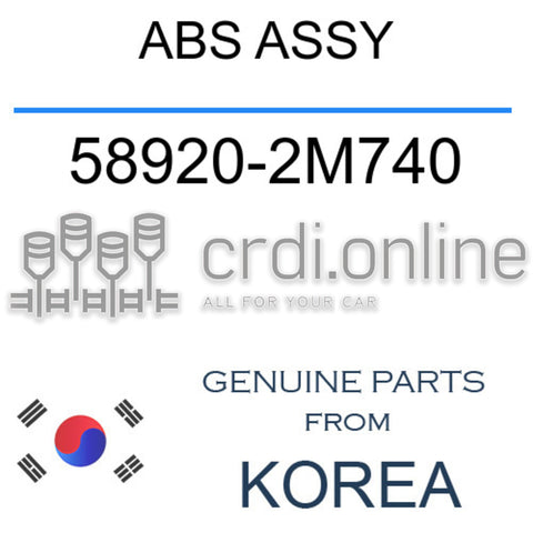 ABS ASSY 58920-2M740 589202M740 58920 2M740