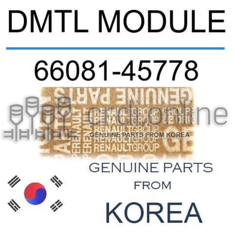 DMTL MODULE [ORIGINAL] 66081-45778 6608145778 66081 45778