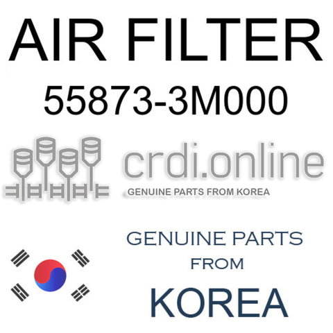 AIR FILTER 55873-3M000 558733M000 55873 3M000