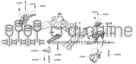 INSULATOR ASSY-ENGINE MOUNTINGRH 11210-4BB0B 112104BB0B 11210 4BB0B
