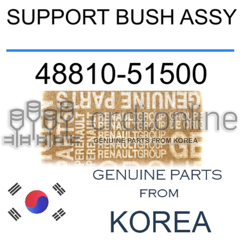 SUPPORT BUSH ASSY [ORIGINAL] 48810-51500 4881051500 48810 51500