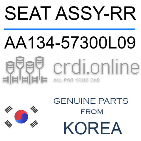 SEAT ASSY-RR [ORIGINAL] AA134-57300L09 AA13457300L09 AA134 57300L09