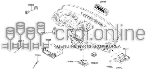 DISPLAY-MULTIMEDIA 28034-0842R 280340842R 28034 0842R