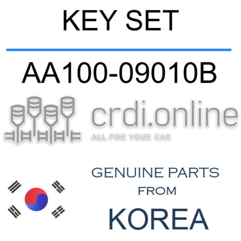 KEY SET [ORIGINAL] AA100-09010B AA10009010B AA100 09010B