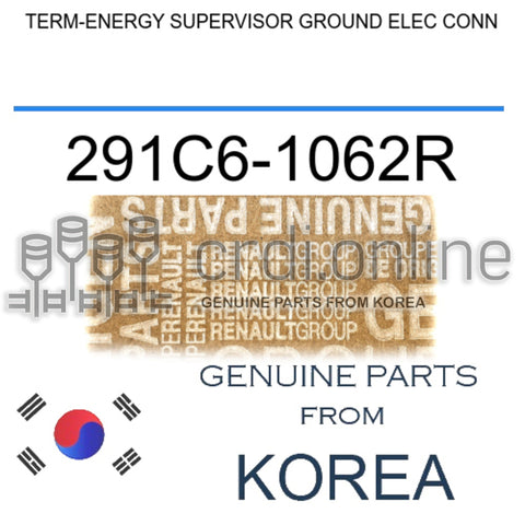 TERM-ENERGY SUPERVISOR GROUND ELEC CONN [ORIGINAL] 291C6-1062R 291C61062R 291C6 1062R