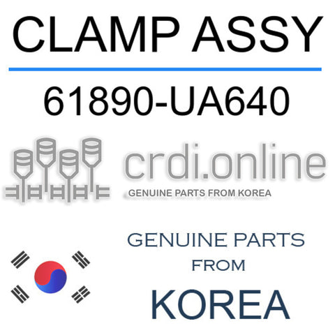 CLAMP ASSY [ORIGINAL] 61890-UA640 61890UA640 61890 UA640