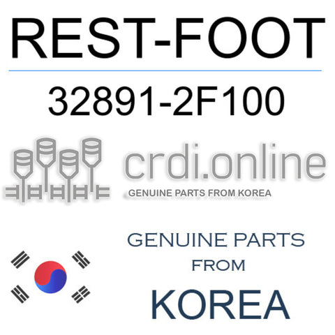 REST-FOOT [ORIGINAL] 32891-2F100 328912F100 32891 2F100