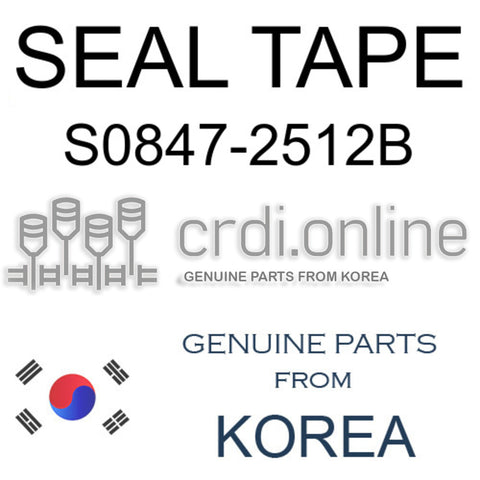 [ORIGINAL] SEAL TAPE S0847-2512B S08472512B S0847 2512B