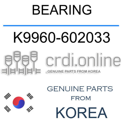 [ORIGINAL] BEARING K9960-602033 K9960602033 K9960 602033