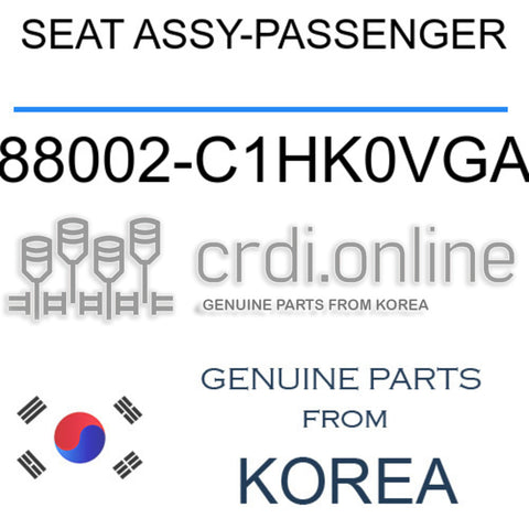 SEAT ASSY-PASSENGER [ORIGINAL] 88002-C1HK0VGA 88002C1HK0VGA 88002 C1HK0VGA