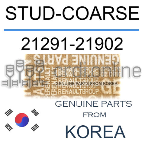 STUD-COARSE [ORIGINAL] 21291-21902 2129121902 21291 21902