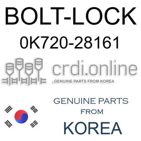 BOLT-LOCK 0K720-28161 0K72028161 0K720 28161