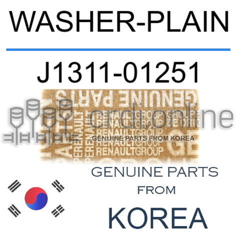 WASHER-PLAIN [ORIGINAL] J1311-01251 J131101251 J1311 01251