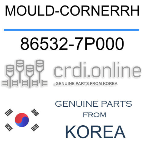 MOULD-CORNERRH [ORIGINAL] 86532-7P000 865327P000 86532 7P000