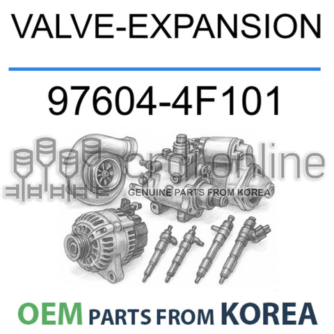 [OEM] VALVE-EXPANSION 97604-4F101 976044F101 97604 4F101