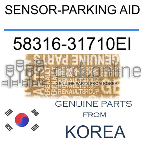 SENSOR-PARKING AID [ORIGINAL] 58316-31710EI 5831631710EI 58316 31710EI