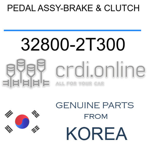 PEDAL ASSY-BRAKE & CLUTCH [ORIGINAL] 32800-2T300 328002T300 32800 2T300