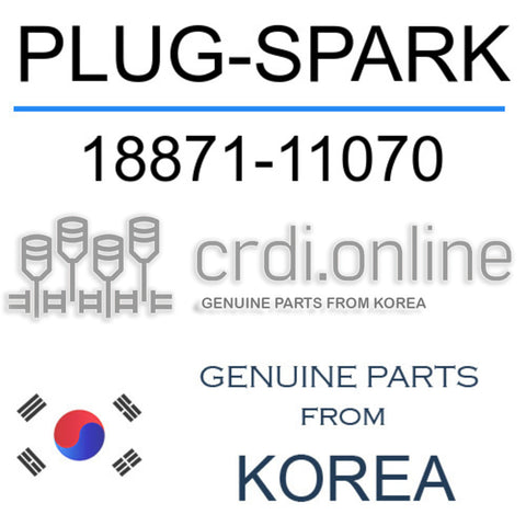 PLUG-SPARK [ORIGINAL] 18871-11070 1887111070 18871 11070