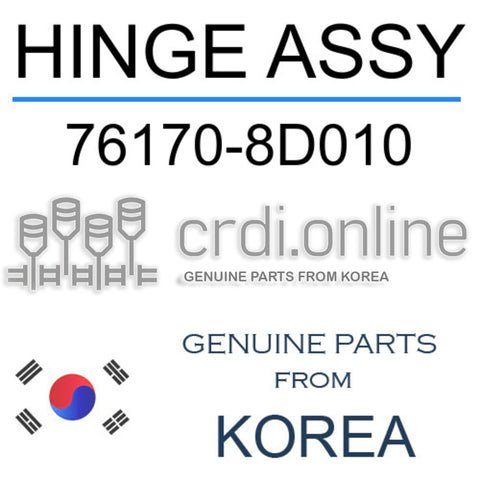 HINGE ASSY 76170-8D010 761708D010 76170 8D010
