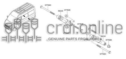 ABSORBER ASSY-SHOCKREAR 56210-6844R 562106844R 56210 6844R