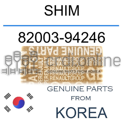 SHIM [ORIGINAL] 82003-94246 8200394246 82003 94246