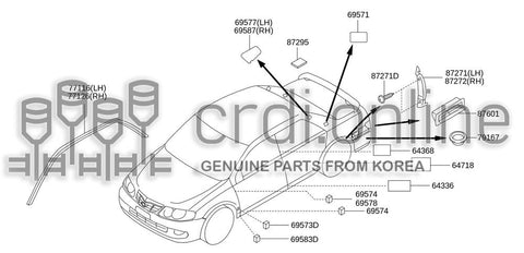 DRAFTER ASSY-AIRLH 87601-31000 8760131000 87601 31000