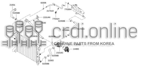 CLAMP-HOSESPRING PLATE [ORIGINAL] 77030-83470 7703083470 77030 83470