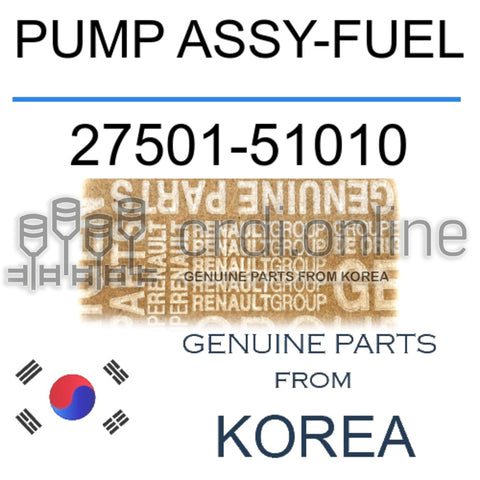 PUMP ASSY-FUEL [ORIGINAL] 27501-51010 2750151010 27501 51010