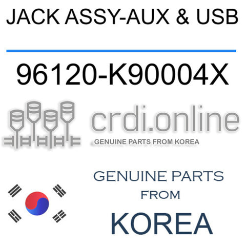 JACK ASSY-AUX & USB [ORIGINAL] 96120-K90004X 96120K90004X 96120 K90004X