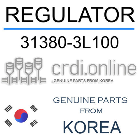 REGULATOR [ORIGINAL] 31380-3L100 313803L100 31380 3L100