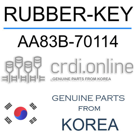 RUBBER-KEY AA83B-70114 AA83B70114 AA83B 70114