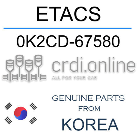 ETACS [ORIGINAL] 0K2CD-67580 0K2CD67580 0K2CD 67580