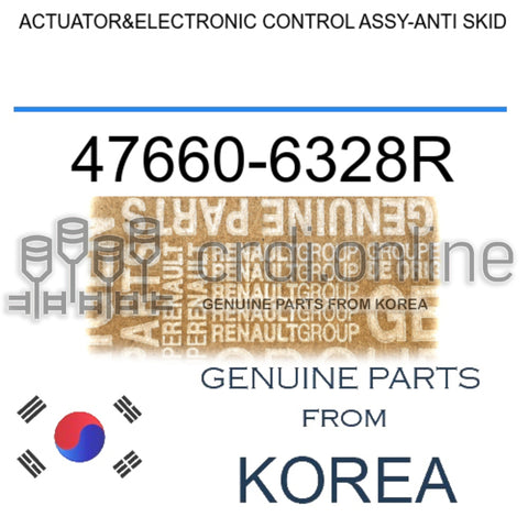 ACTUATOR&ELECTRONIC CONTROL ASSY-ANTI SKID [ORIGINAL] 47660-6328R 476606328R 47660 6328R
