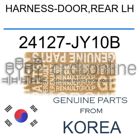 HARNESS-DOOR,REAR LH [ORIGINAL] 24127-JY10B 24127JY10B 24127 JY10B