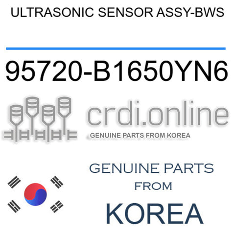 ULTRASONIC SENSOR ASSY-BWS [ORIGINAL] 95720-B1650YN6 95720B1650YN6 95720 B1650YN6