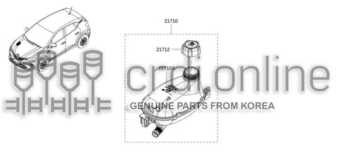 TANK-DEGASSING 21710-2572R 217102572R 21710 2572R