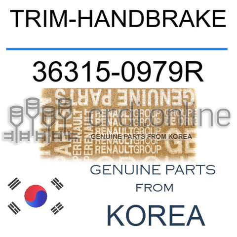 TRIM-HANDBRAKE [ORIGINAL] 36315-0979R 363150979R 36315 0979R