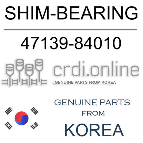 SHIM-BEARING 47139-84010 4713984010 47139 84010