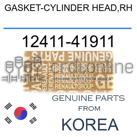 GASKET-CYLINDER HEAD,RH [ORIGINAL] 12411-41911 1241141911 12411 41911